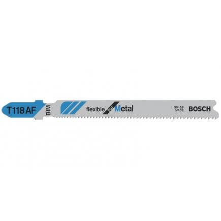 BOSCH 2608634991 - Lame de scie sauteuse T 118 AF ''Flexible for Metal''