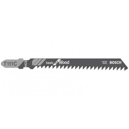 BOSCH 2608630808 - Lame de scie sauteuse T 111 C ''Basic for Wood''
