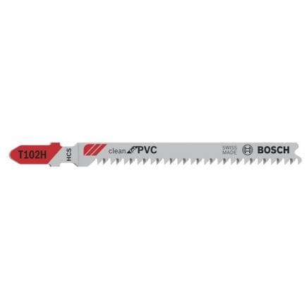 BOSCH 2608667445 - Lame de scie sauteuse T 102 H ''Clean for PVC''