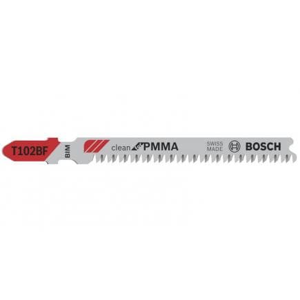 BOSCH 2608636780 - Lame de scie sauteuse T 102 BF ''Clean for PVC''