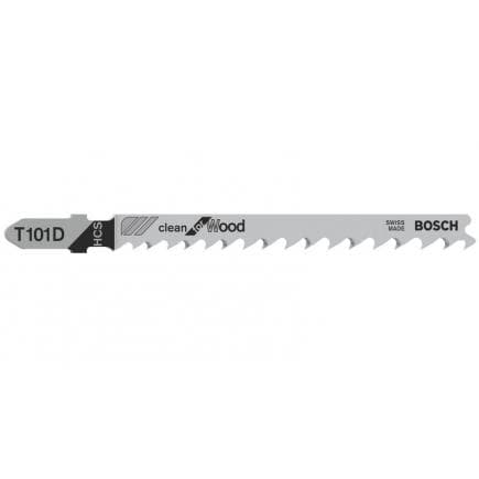 BOSCH 2608630558 - Lame de scie sauteuse T 101 D ''Clean for Wood''