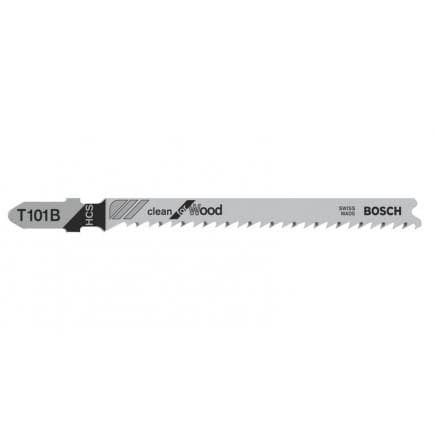 BOSCH 2608633622 - Lame de scie sauteuse T 101 B ''Clean for Wood''