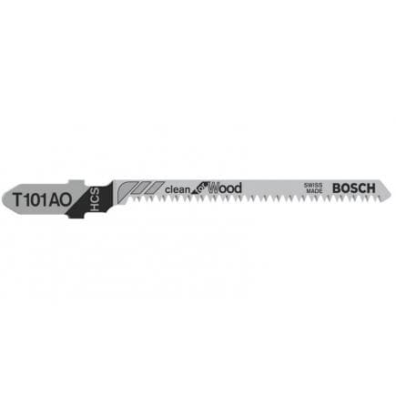 BOSCH 2608630559 - Lame de scie sauteuse T 101 AO ''Clean for Wood''