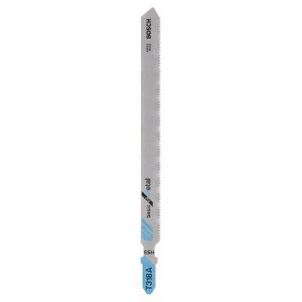 BOSCH 2609256732 - Lame de scie sauteuse HSS, T 318 A ''Basic for Metal''