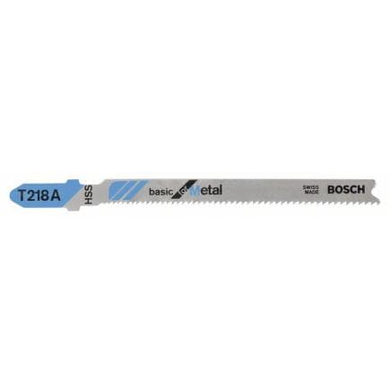 BOSCH 2609256962 - Lame de scie sauteuse HSS, T 218 A ''Basic for Metal''