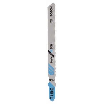 BOSCH 2609256731 - Lame de scie sauteuse HSS, T 118 G ''Basic for Metal''