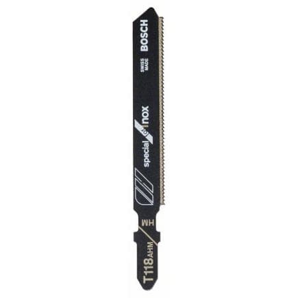 BOSCH 2609256738 - Lame de scie sauteuse HM, T 118 AHM ''Special for Inox''.