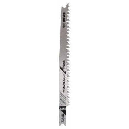 BOSCH 2609256763 - Lame de scie sauteuse HCS, U 234 X ''Progressor for Wood''.