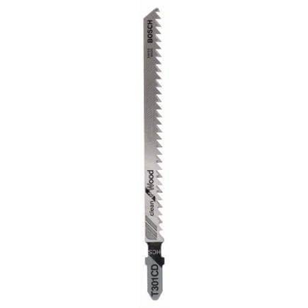 BOSCH 2609256725 - Lame de scie sauteuse HCS, T 301 CD ''Clean for Wood''