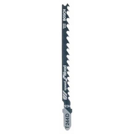BOSCH 2609256719 - Lame de scie sauteuse HCS, T 244 D ''Speed for Wood''.