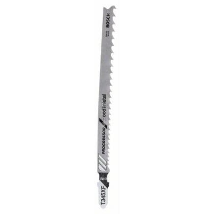BOSCH 2609256737 - Lame de scie sauteuse BIM T 345 XF ''Progressor for Wood and Metal''.