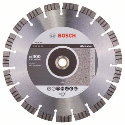 BOSCH 2608602685 - Disque de coupe diamanté ''Best for Abrasive'' (meilleur pour l'abrasif)