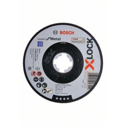 BOSCH 2608619252 - Disques à tronçonner droits X-LOCK "Expert for Metal" AS 46 S BF