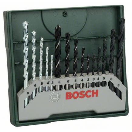BOSCH 2607019675 - Set mixte Mini-X-Line de 15 pièces