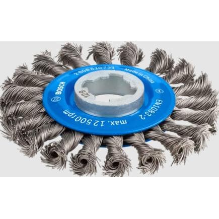 BOSCH 2608620731 - Brosse circulaire X-LOCK ø115mm à fils d'acier torsadés