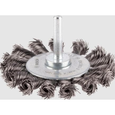 BOSCH 2608622113 - Brosse circulaire 75 mm à fils d'acier torsadés 0,5 mm