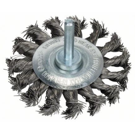 BOSCH 2608622125 - Brosse circulaire 70 mm à fils d'inox torsadés 0,35 mm