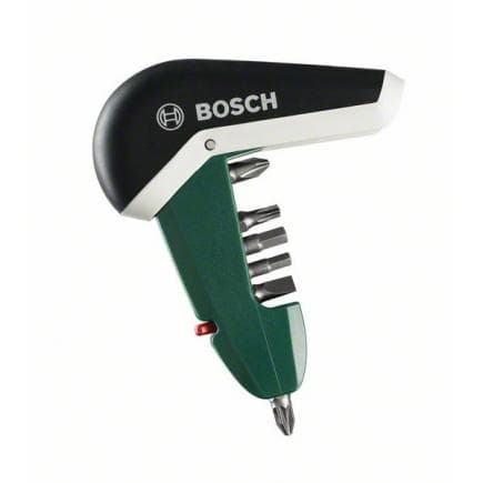 BOSCH 2607017180 - Tournevis à cliquet compact avec 6 embouts de vissage
