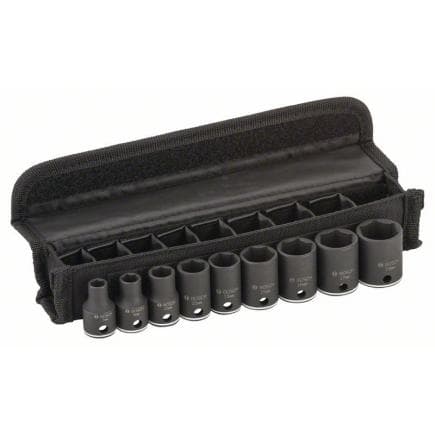 BOSCH 2608551098 - Kit de 9 Impact douilles 7-19 mm