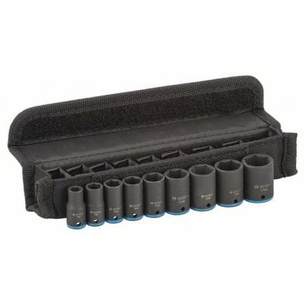 BOSCH 2608551096 - Kit de 9 Impact douilles 6-14 mm mm