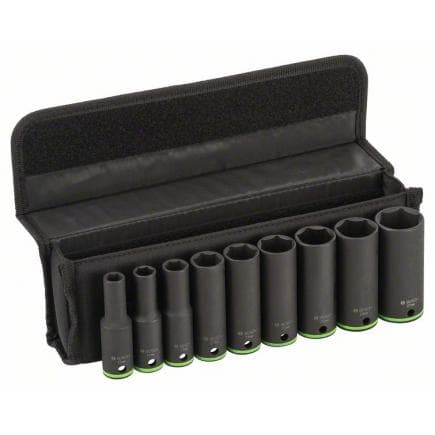 BOSCH 2608551101 - Kit de 9 Impact douilles 10-27 mm mm