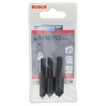 BOSCH 2608596667 - Assortiment de 3 fraises à lamer