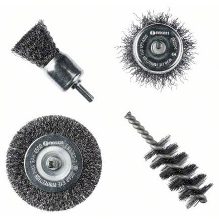 BOSCH 2609256553 - Jeu de brosses métalliques (4 pcs.)
