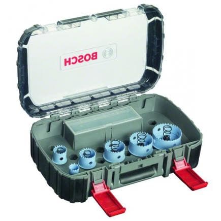 BOSCH 2608580882 - Coffret de 9 scies trépans "Sheet Metal" pour plombiers, 20-64mm