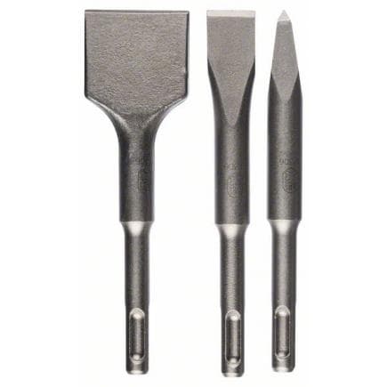 BOSCH 2608690180 - Coffret de 3 burins courts SDS plus