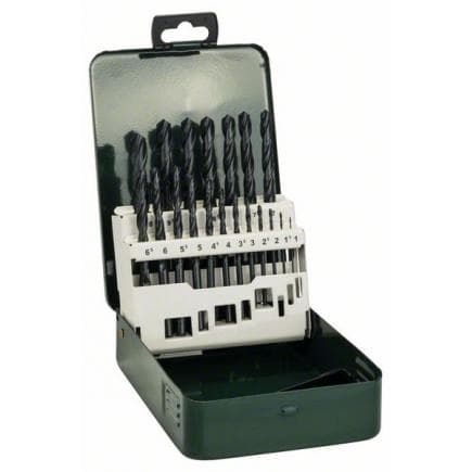 BOSCH 2609255032 - Forets à métaux HSS-R, DIN 338 (19 pcs.)