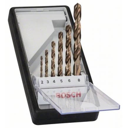 BOSCH 2607019924 - Coffret de 6 forets à métaux "Robust Line" HSS-Co