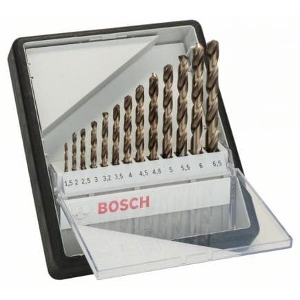BOSCH 2607019926 - Coffret de 13 forets à métaux "Robust Line" HSS-Co