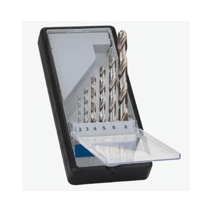 BOSCH 2607010529 - Coffret de 6 forets à métaux "Robust Line" HSS-G, 135°