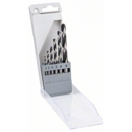 BOSCH 2608577346 - Coffret de 6 forets hélicoïdaux HSS PointTeQ