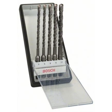 BOSCH 2607019929 - Coffret de 5 forets pour perforateur SDS plus-5 "Robust Line"