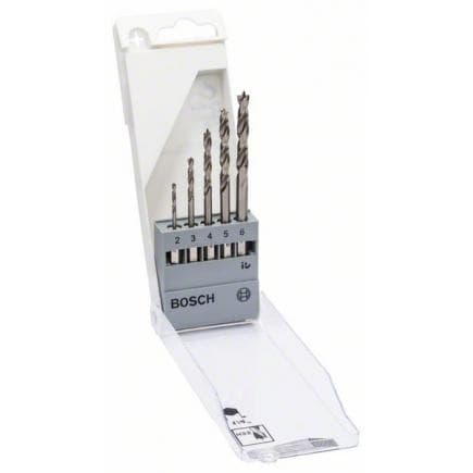 BOSCH 2608595525 - Coffret de 5 forets à bois à emmanchement hexagonal