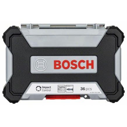 BOSCH 2607017568 - Jeu de tournevis à douille et d'embouts "Impact Control Pick and Click" (36 pcs.)