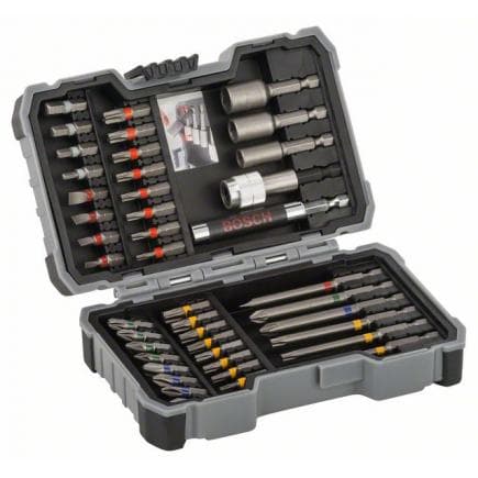 BOSCH 2607017561 - Jeu d'embouts "Extra Hard" pour clé à douille et embout de tournevis (43 pcs.)