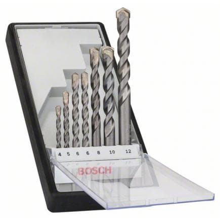 BOSCH 2607010545 - Coffret de 7 forets à béton "Robust Line" CYL-3