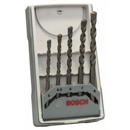 BOSCH 2607017080 - Coffret de 5 forets à béton CYL-3