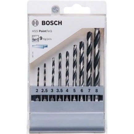 BOSCH 2607002826 - Coffret de 9 forets HSS PointTeQ Hex