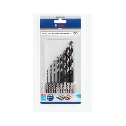 BOSCH 2608577139 - Coffret de 8 forets HSS Impact Control