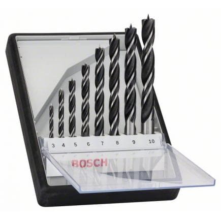 BOSCH 2607010533 - Coffret de 8 forets hélicoïdaux "Robust Line"