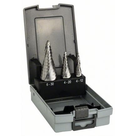 BOSCH 2608587426 - Assortiment de 3 forets étagés HSS