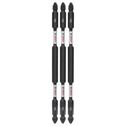 BOSCH 2608522359 - Jeu d'embouts de tournevis "Impact Control" PZ2-PZ2 (3 pcs.)