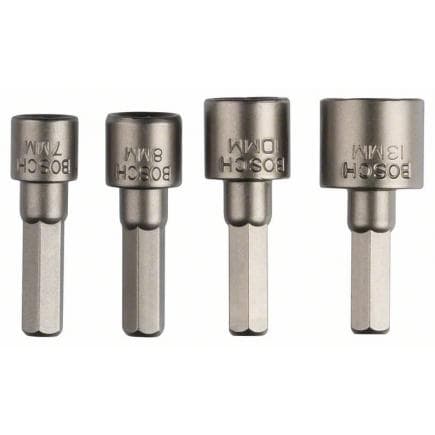 BOSCH 2609255904 - Jeu de douilles pour vis à tête hexagonale (4 pcs.)