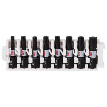 BOSCH 2608522322 - Pack d'embouts à insérer Impact Control Torx® (8 pcs.)