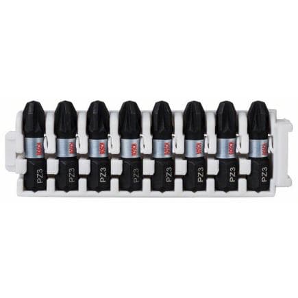 BOSCH 2608522378 - Pack d'embouts à insérer Impact Control Pozidriv (8 pcs.)