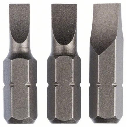 BOSCH 2609255963 - Jeu d'embouts de tournevis standard pour vis à fente (3 pcs.)