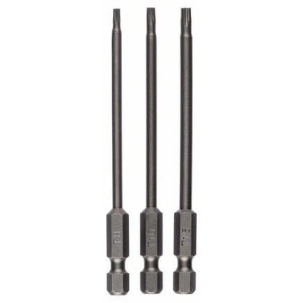 BOSCH 2609255971 - Set de 3 embouts de vissage longs pour Torx® intérieur